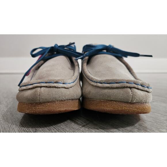 Clarks Originals Wallabee Kids Size US 4 EU 36 Beige Suede Crepe Sole Lace Up main image 7